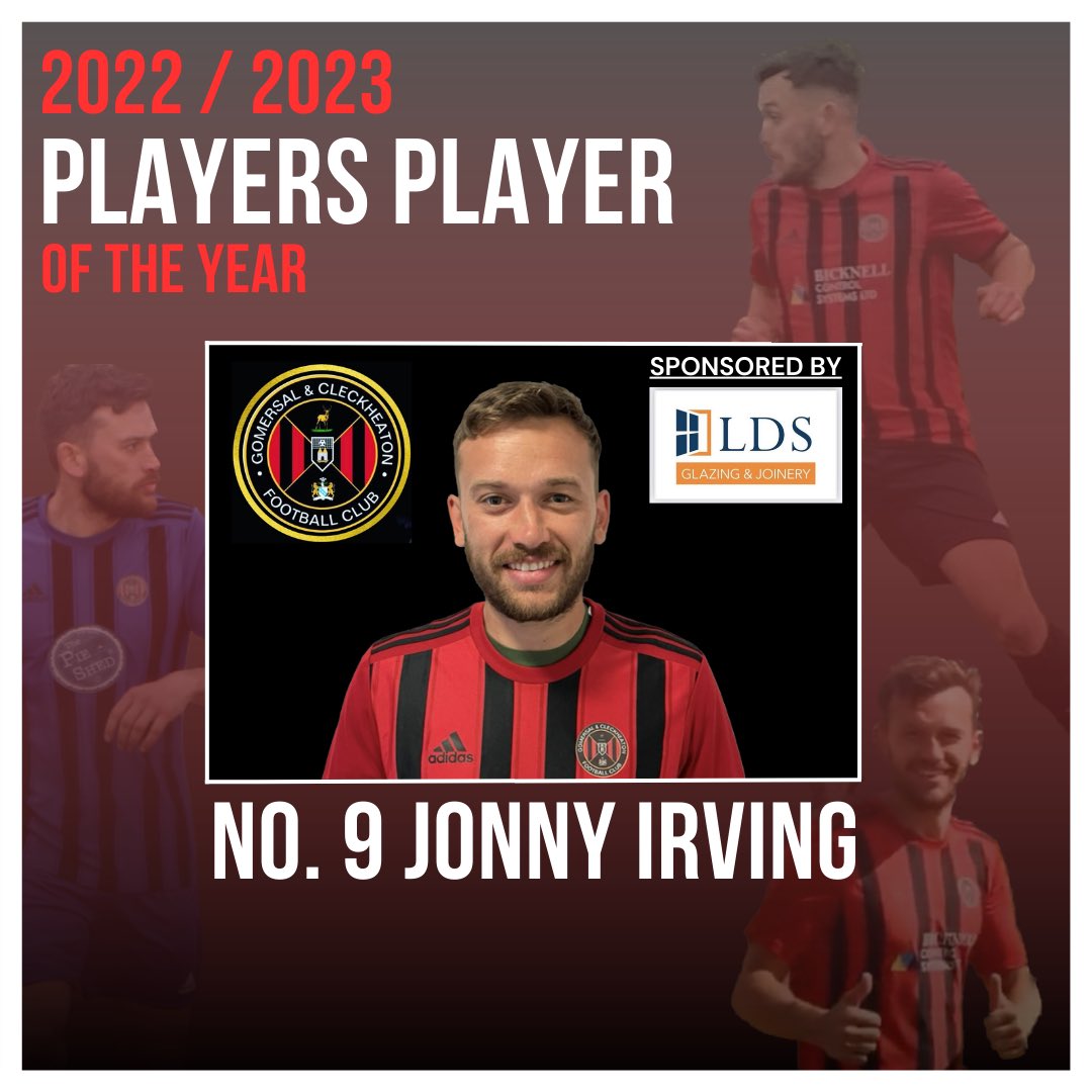 GomersalCleckFC's tweet photo. 2022/2023 PLAYERS PLAYER 🏆

@jonny_irving has won the most votes to win this years Players Player

Proudly Sponsored by - @ldsgj1 https://t.co/5TyP32bkf0