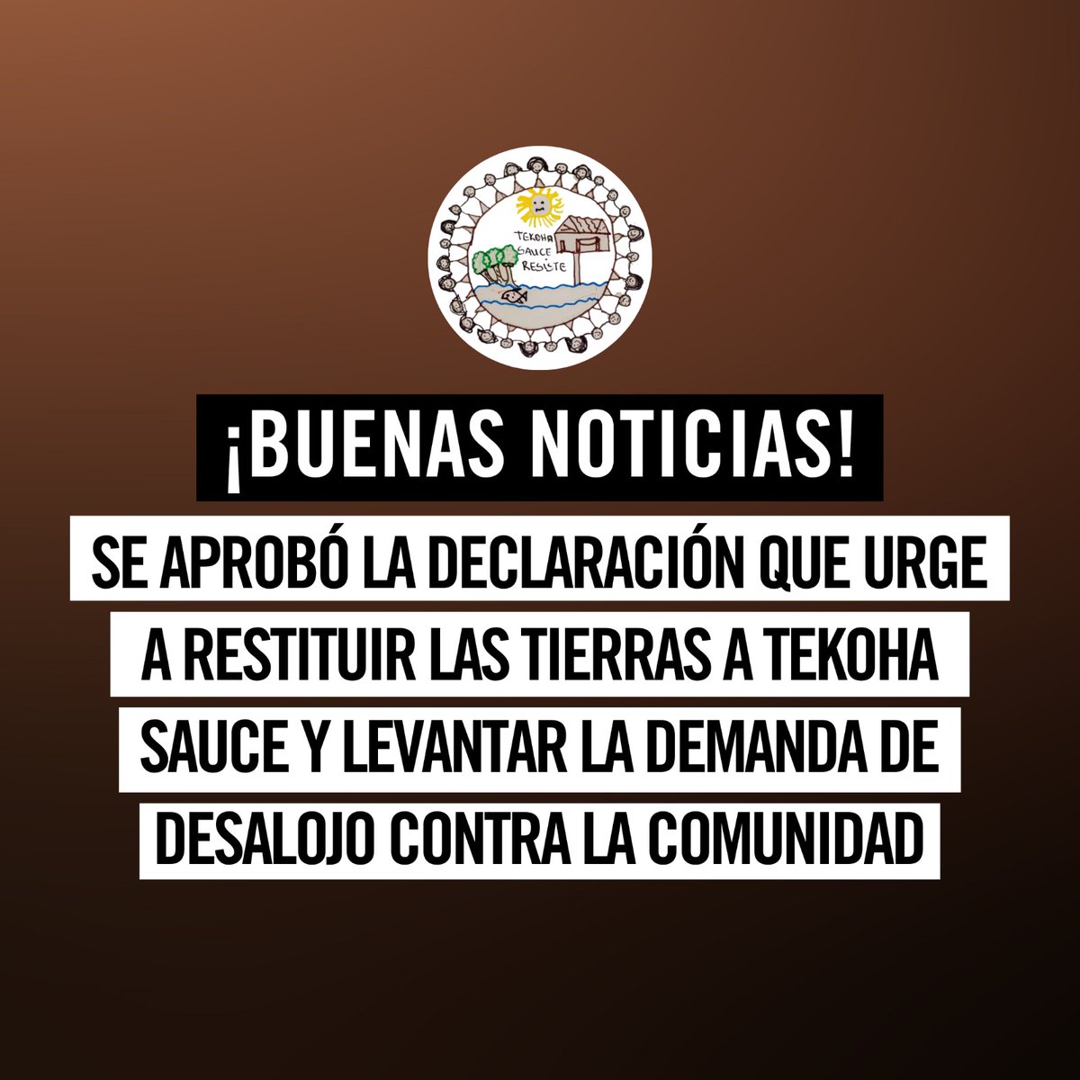 👏🏼 Saludamos la decisión de <a href="/SenadoresPy/">SenadoPy</a> de aprobar el proyecto de declaración, presentado por el Sen. <a href="/miguelkenchor/">Miguel K Rodríguez</a>
<a href="/CPISenadoPy/">Comisión de Pueblos Indígenas</a>

🧵 1/2