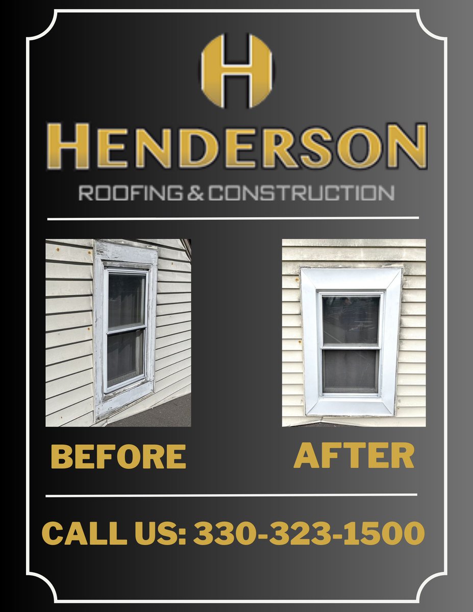 HendersonOhio's tweet photo. Need New Windows? Give Us A Call! 330-323-1500 https://t.co/GeqieD8ecT