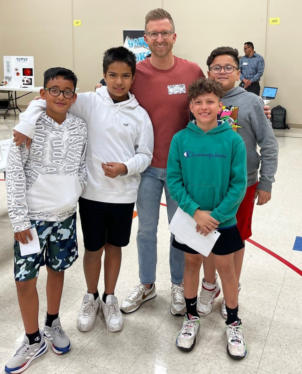 USD305's tweet photo. Coronado's Career Fair brought 36 career professionals together with fifth graders. Students are thinking about their future careers and what it will take to be successful in those fields. Our community helps us create great opportunities for our students! #305GrowsGreatness https://t.co/Isax0uENTj