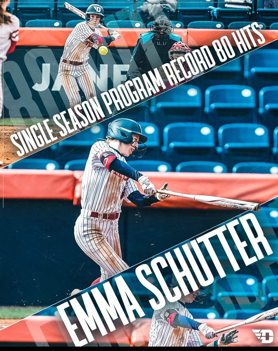Huge shout-out to Emma Schutter for the incredible season she had this year in softball at the University of Dayton! #EPND