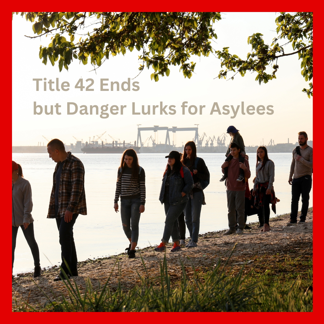 "Finally, we see the end of #Title42, but danger lurks. ... We are relieved... We hope that as America turns this corner, we all remember our common dignity &amp; we see the face of a friend in all we meet &amp; welcome." ~ Fran Eskin-Royer #WelcomeWithDignity