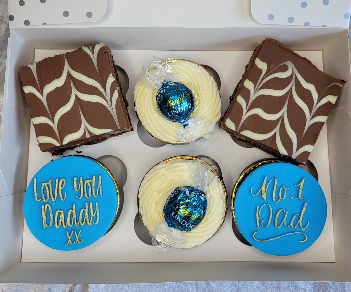 rosegoldbakery's tweet image. Fathers day treat boxes now available for order at Rose Gold Bakery

#nffc #fathersday #cake #Nottingham