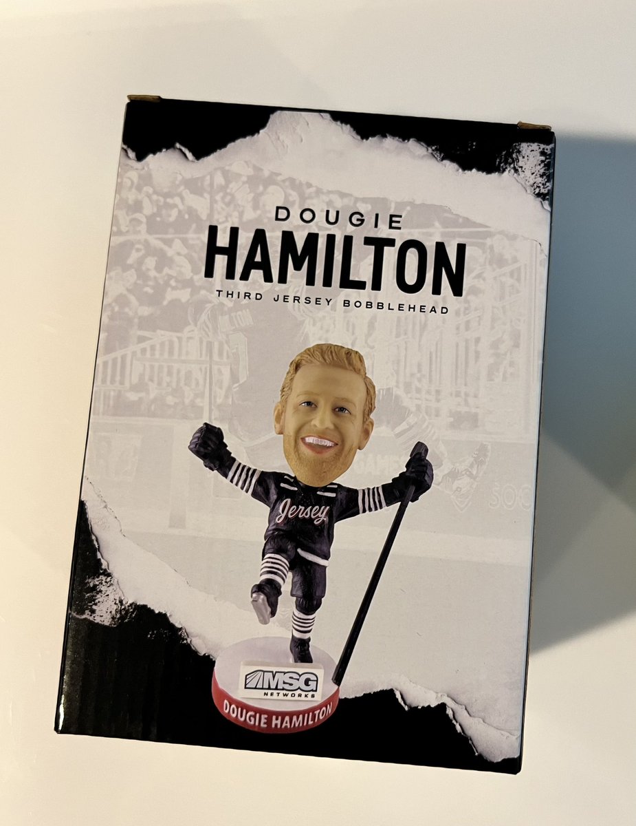 🚨GAMEDAY GIVEAWAY🚨

To win this Dougie Hamilton bobblehead, simply:

1. RT this tweet
2. Leave a comment and let us know which of our Devils YouTube videos (youtube.com/@runninwiththe…) is your favorite so far, and why. 

Winner will be randomly selected on Saturday! 

#NJDevils