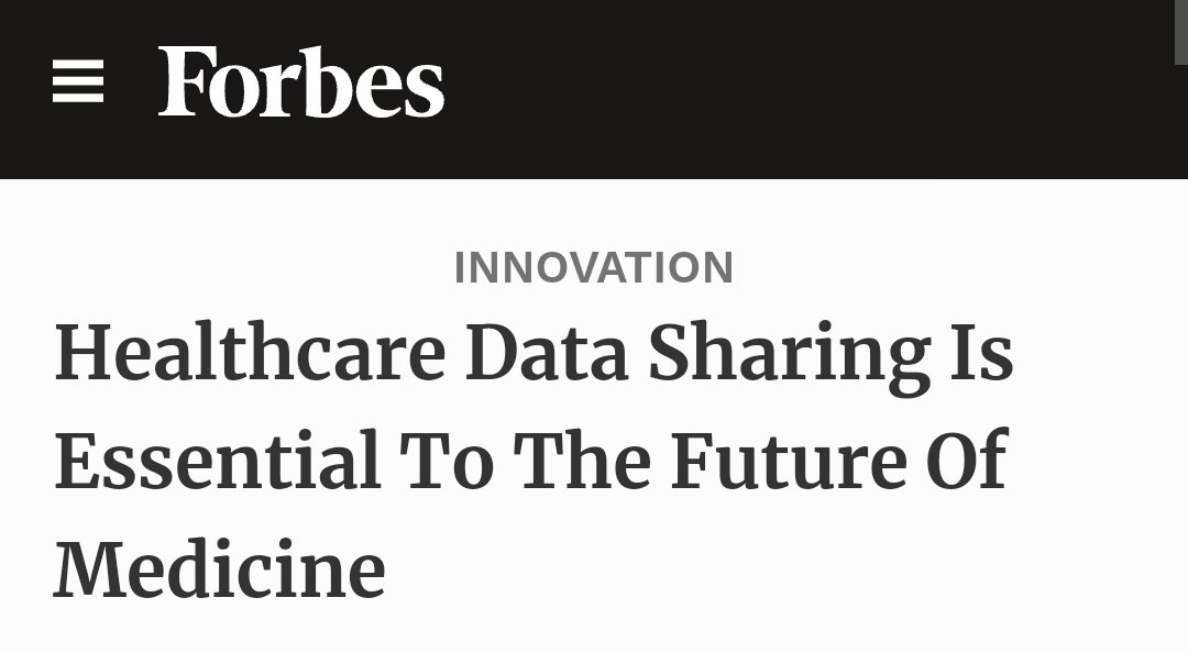 Matthew_Bernath's tweet image. Data ecosystems are the key to a better healthcare future. By sharing data, healthcare providers can improve patient care, develop new treatments, and lower costs. Let&apos;s build data ecosystems that put patients first! #dataecosystem #healthcare