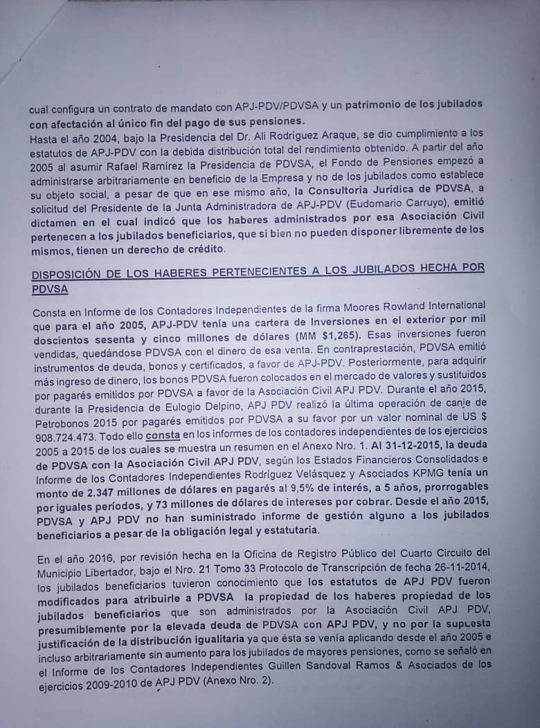 irmater's tweet photo. 1/9 @TellecheaRuiz dijo a los jubilados el 8/5/23 que el fondo de pensiones asociación civil APJ PDV no existe porque se lo robaron. Puede que no tenga liquidez para efectuar pagos inmediatos pero el fondo SI existe; entre sus activos tiene: 1.- Inmuebles, el ocupado por MINTUR https://t.co/kZ03QoEMha