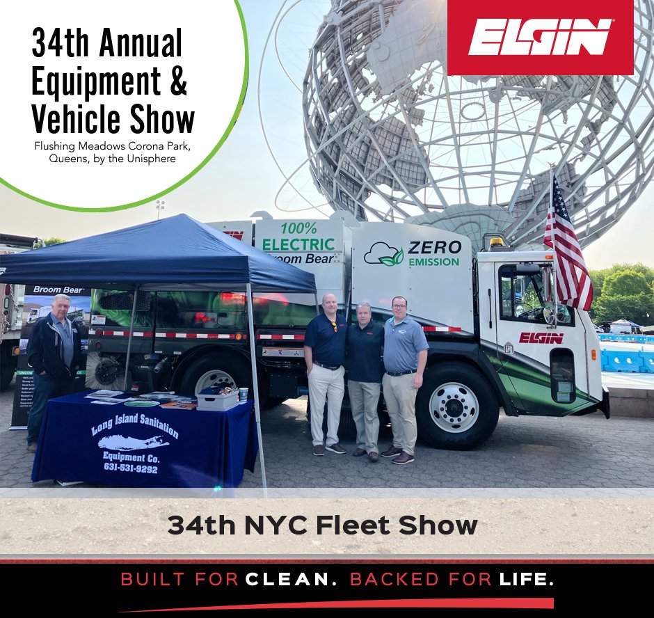 elginsweeper's tweet photo. Hello New York! We are proud to feature the 100% Electric Broom Bear at the NYC Fleet Show. If you would like to continue the conversation surrounding clean and sustainable street sweepers you can learn more: https://t.co/3auVpYXDU6
#OneNYC #ElginSweeper https://t.co/kCOt1IlvQu
