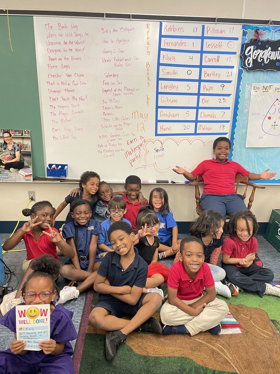 Dunbar Media Center (@centerdunbar) on Twitter photo I had fun celebrating our Year in Review with this precious Kindergarten class!  We read 30 books together this year and they were still recalling details! #hubofschool #welovebooks #librarylove I had fun celebrating our Year in Review with this precious Kindergarten class!  We read 30 books together this year and they were still recalling details! #hubofschool #welovebooks #librarylove