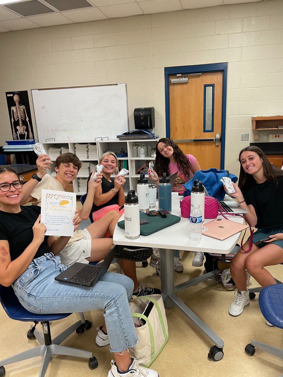 We love our AHHS PALs program and we were able to surprise them with some breakfast tacos today. Their time at WE made a positive impact on our students! They definitely helped our students grow this year.  #BETHEWE #WatchUSgrow