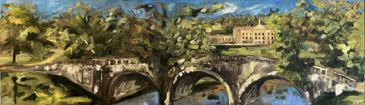 Chatsworth house, the first piece in my new Derbyshire collection 🤗

artbylauragrace.com

100x30cm oil on canvas 

#Chatsworth #Derbyshire #derbyshireartist #emergingartist #artbylauragrace #oilpainting #oilpainter #allprima #impressionism #impressionist #artist #originalart