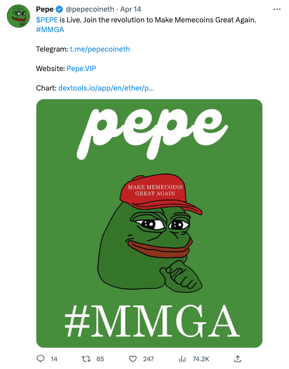 apparently crypto folks who invested in PEPE coin are very upset