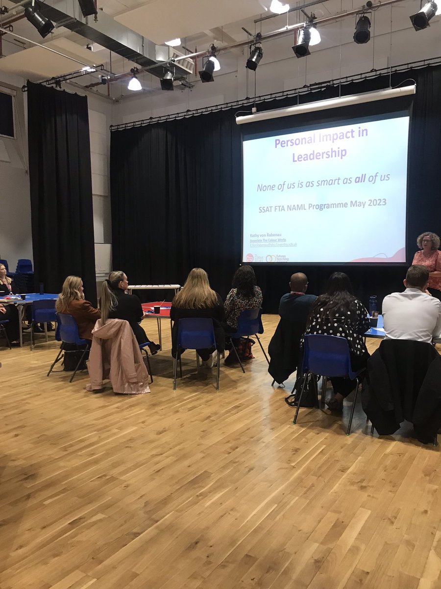 futuresteaching's tweet photo. Delegates on the @futuresteaching @ssat National Award for Middle Leadership from @PKS_Coventry @RedmoorAcademy @HinckleySchool @AylesfordSch developing their understanding of Emotional Intelligence and Ethical Leadership with @TheColourWorks #BrighterFuturesTogether #CPDL https://t.co/ZxYlnDK8Qv