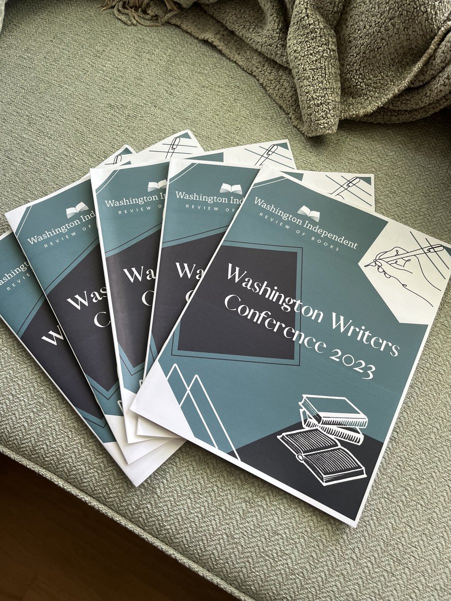 jbyacovissi's tweet photo. It’s almost here! Last minute prep for @WIRoBooks’s @DCWriterCon2023 included picking up conference programs from the printer. There’s still time to join us for illuminating panel discussions, engaging workshops, and—of course—3 1-on-1 meetings with agents! https://t.co/4WeGgdFTYv