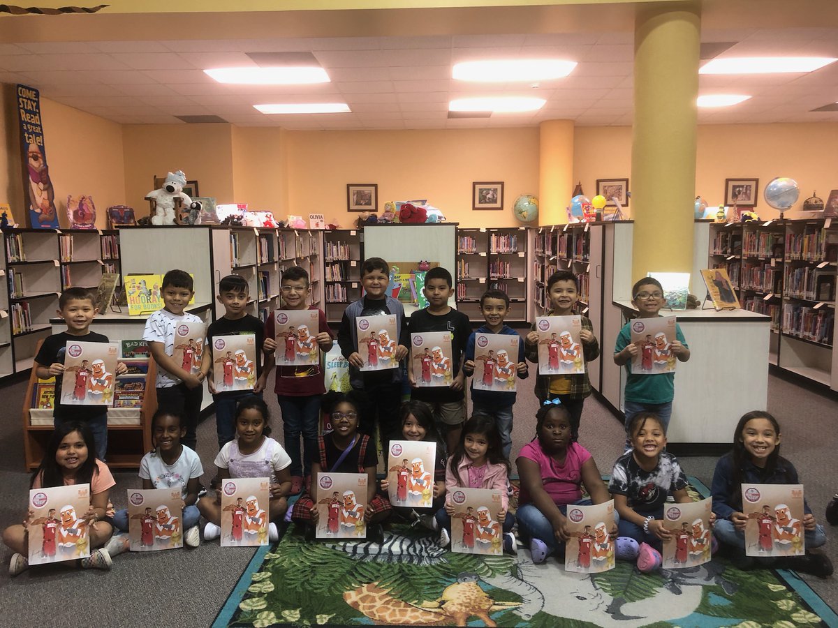 HamblenElem's tweet photo. Congratulations to Ms. McDaniel's class for earning their #READNation poster sponsored by #HoustonRockets and # #Whataburger! https://t.co/BsdvfQPMi1