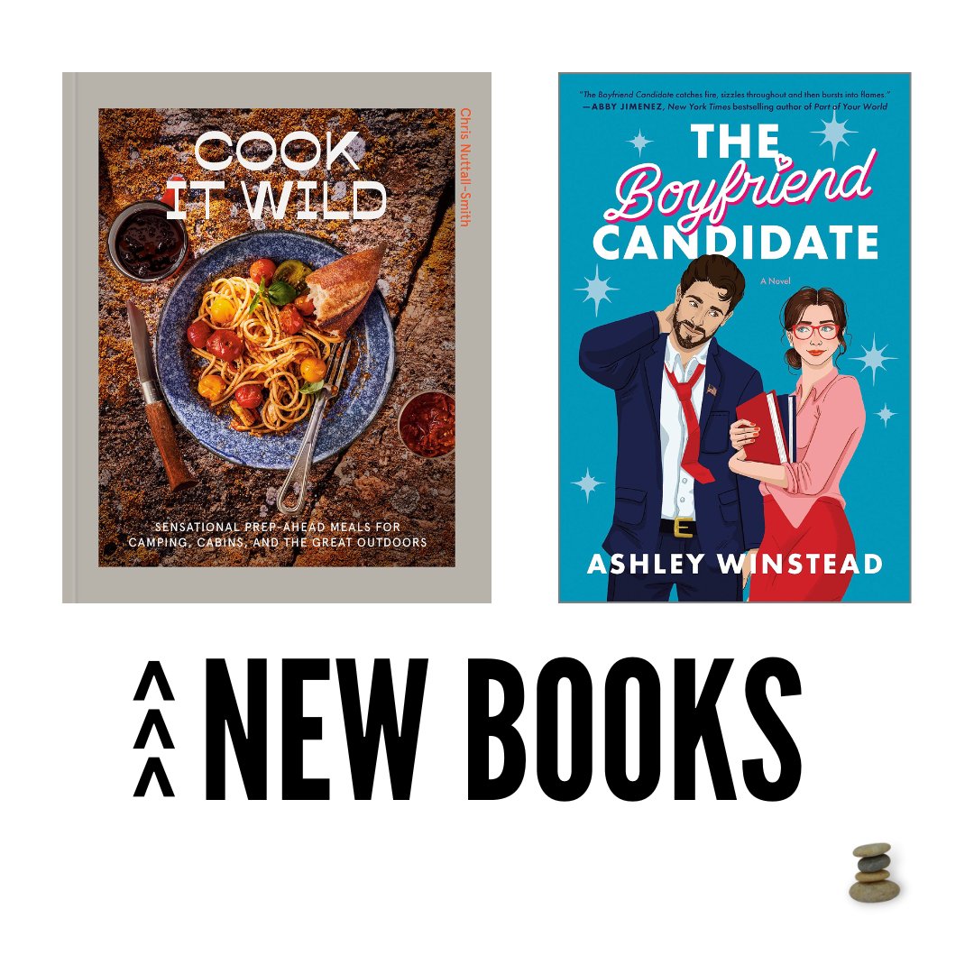 Two new books out from Stonesong's author's this week: COOK IT WILD by Chris Nuttall-Smith and Ashley Winstead's THE BOYFRIEND CANDIDATE! Have you picked up your copies yet?