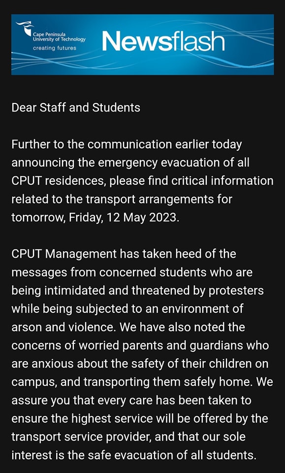 M_Sisonke94's tweet photo. Hayi shame as #CPUT students we are really in hell 💔... Imagine transporting students in buses that are not fit to take on long distance travelling ... #Cputshutdown https://t.co/GqiQXB1zfX