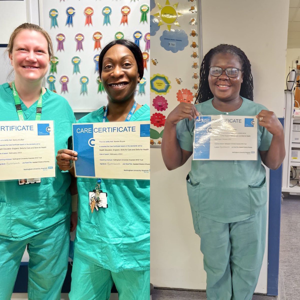 nuhendoscopy's tweet photo. NUH endoscopy is on fire 🔥 with these care certificates….well done to Kerry, Karen &amp; Priscilla 👏🏼🥇💪🏻 @billyhunter0809 @AmeliaThorpe15 @Natalie_Ward_ https://t.co/3LKu8Th8nY