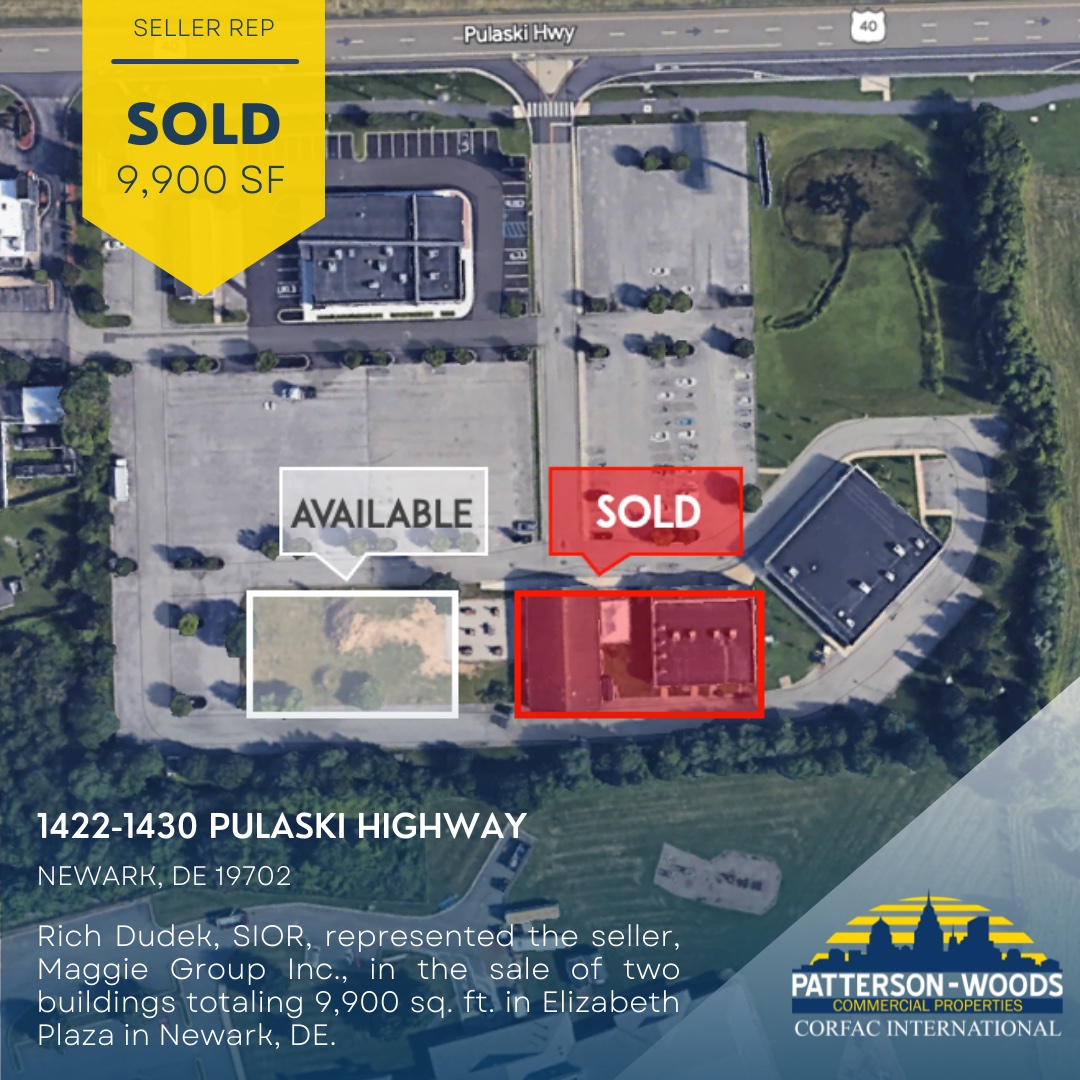 Congrats to Richard Dudek, SIOR, on the #sellerrep deal at Elizabeth Plaza! There is one pad site remaining in Elizabeth Plaza for sale or lease, 4,000-16,000 sq. ft. Click for more info: lnkd.in/ePHjiaBt #cre #delawarerealestate #sellerrep