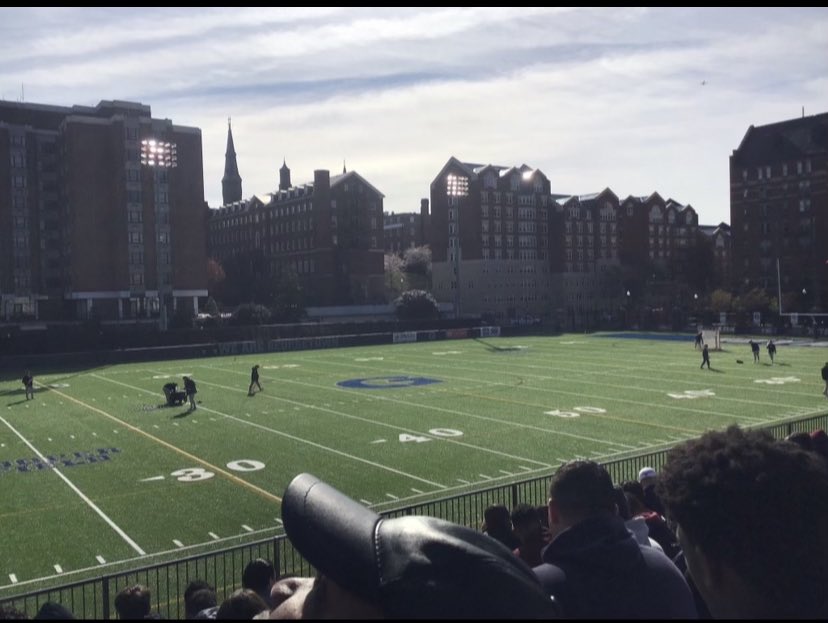 Zach_Strick5's tweet photo. Thank you @HoyasFB  for the camp invite, enjoyed going down there earlier in March for a Junior day, can’t wait to come back and compete! https://t.co/5aObCIk1j3
