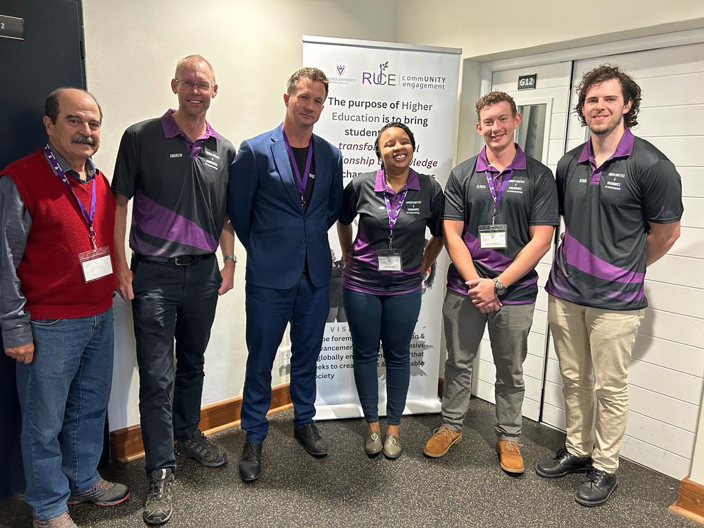 Fantastic to present with this amazing team at the <a href="/RUengagement/">African Journal of Higher Education CE</a> conference this week. Great learning opportunity for all of us. <a href="/jpdavy26/">Jonathan Davy</a> <a href="/elrico97/">Elrico de Bruyn</a>