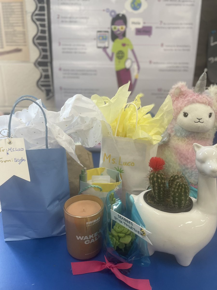 ms_luco's tweet photo. Teacher appreciation week has been awesome 🤩 what other surprises are coming tomorrow?! @Smith_Seabees
#ambassadorteacher #UnitingOurWorld 
@ParticipateLrng 
 #UnitedWeTeach https://t.co/KTB1a8gDN8