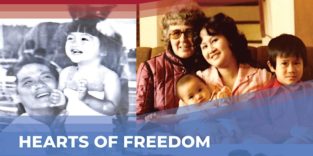 Discover resilience and bravery at @PchcMoM’s Hearts of Freedom: Stories of Southeast Asian Refugees exhibition at #UBC Robson Square this month. Immerse yourself in the stories of those who journeyed from Laos, Cambodia and Vietnam. Learn more: bit.ly/42qPrKe