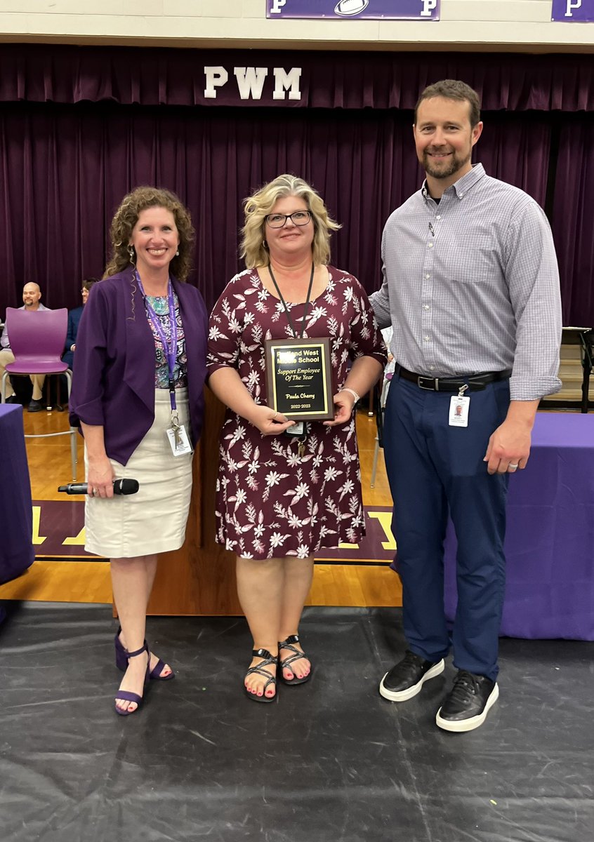 Portland West Middle School and SCS Support Staff of the Year: Mrs. Cherry