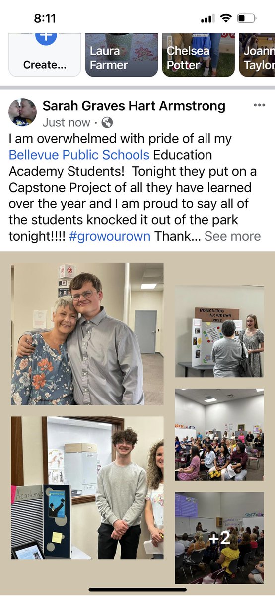 I am so incredibly proud of our BPS Education Academy Students! #growourown @BellevueSchools facebook.com/1010494509/pos…