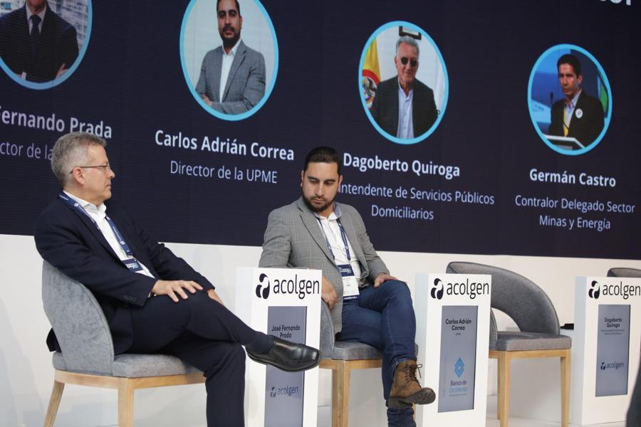 comisioncreg's tweet photo. El director de la CREG, José Fernando Prada, enfatiza la importancia del rol técnico y el carácter independiente de la regulación en el sector eléctrico colombiano, durante el Congreso Anual de Energía de Acolgen. #CREG #sector eléctrico #Acolgen https://t.co/iUKjMrINQi