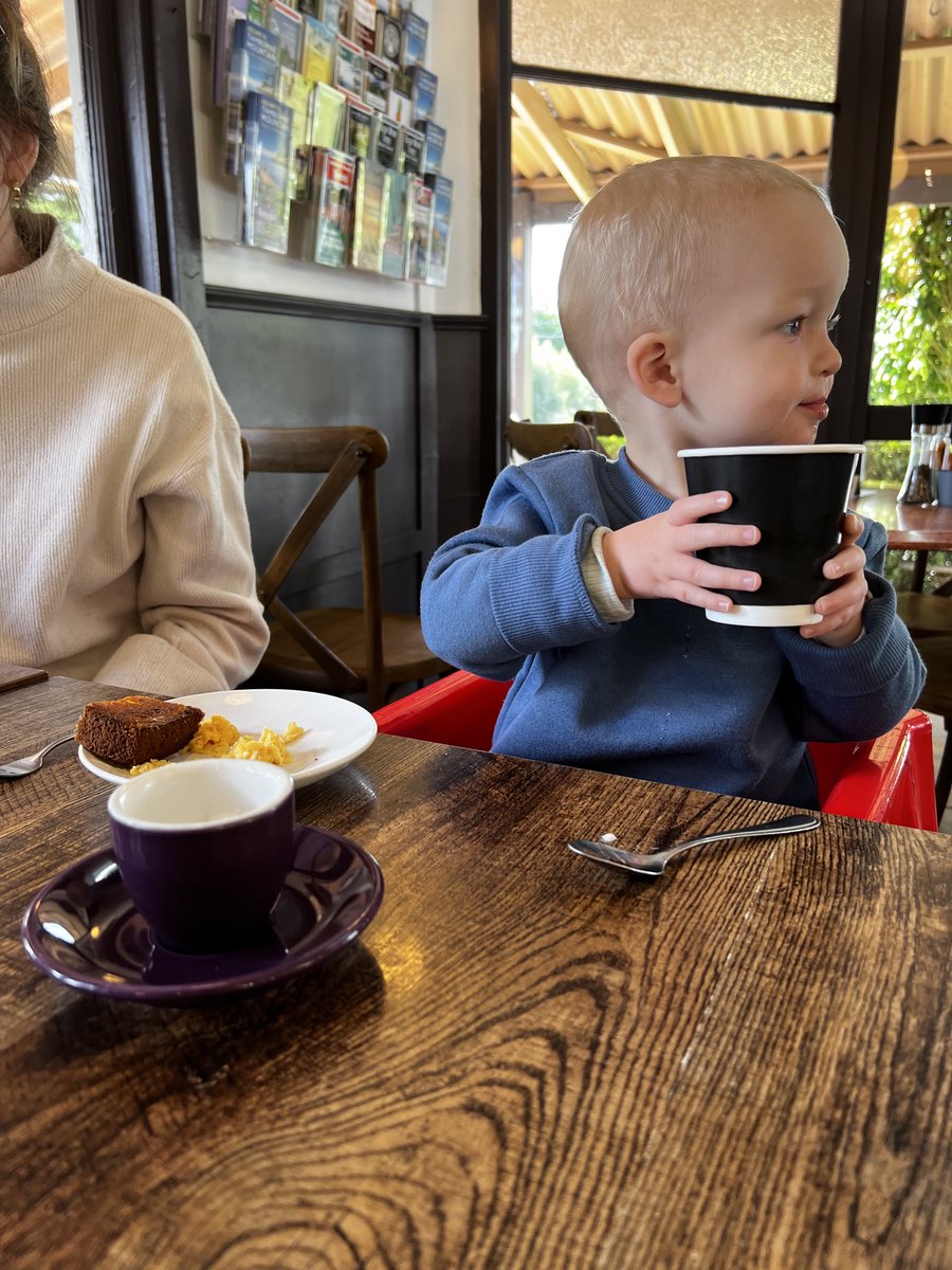 BrendanShephard's tweet photo. Spending #redhatrecharge day with some babycino’s and coffee with the fam. https://t.co/Prn1xQD8HC