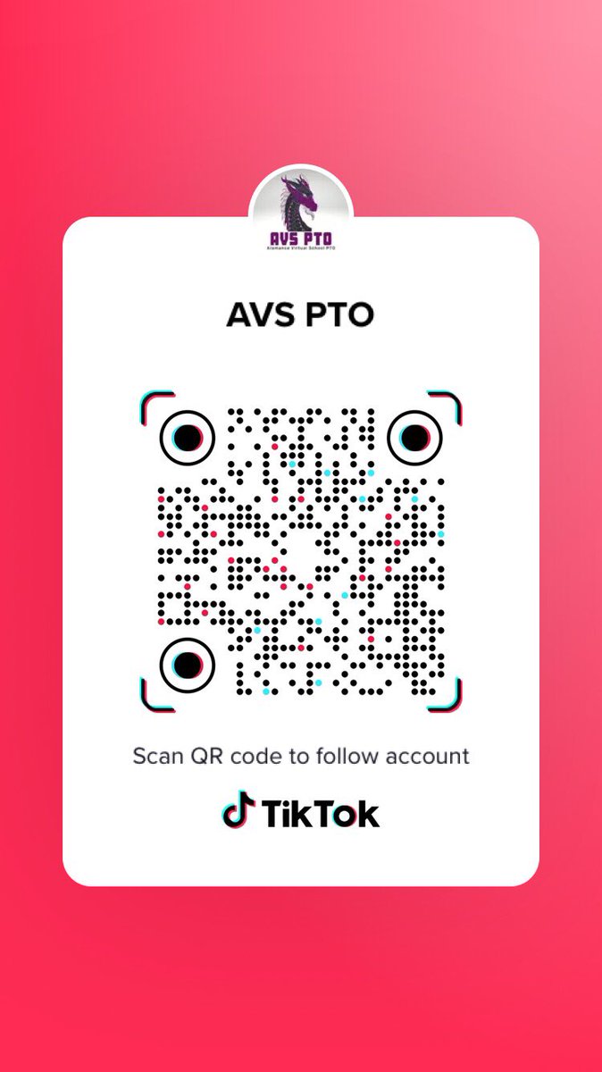 avspto's tweet photo. You can now follow AVS PTO on TikTok!! https://t.co/K5QEquBg8G