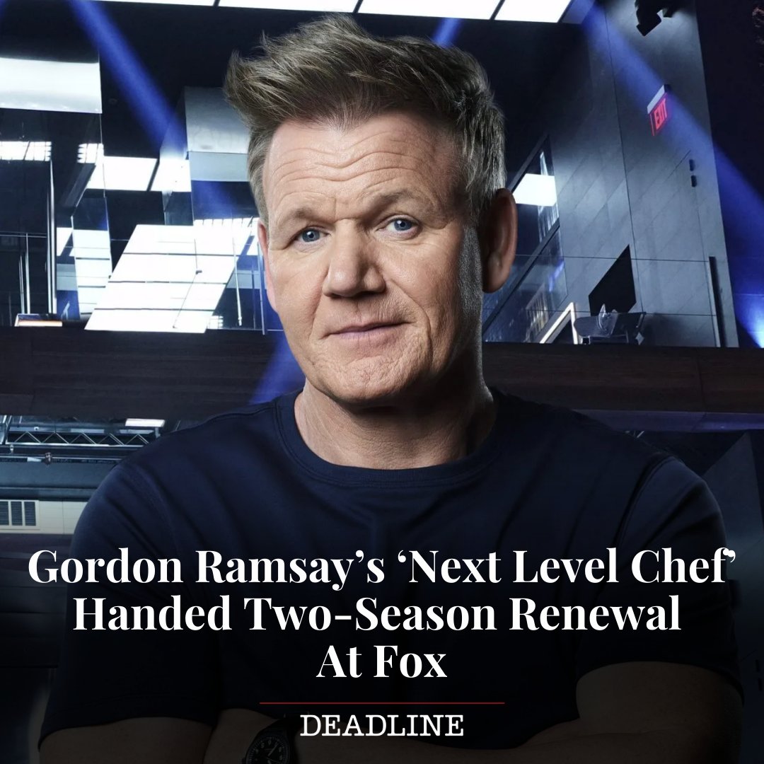 RT @DEADLINE: Fox has handed #NextLevelChef a two-season order for Seasons 3 and 4 https://t.co/jun0L1GQiZ https://t.co/HsDite1MlT
