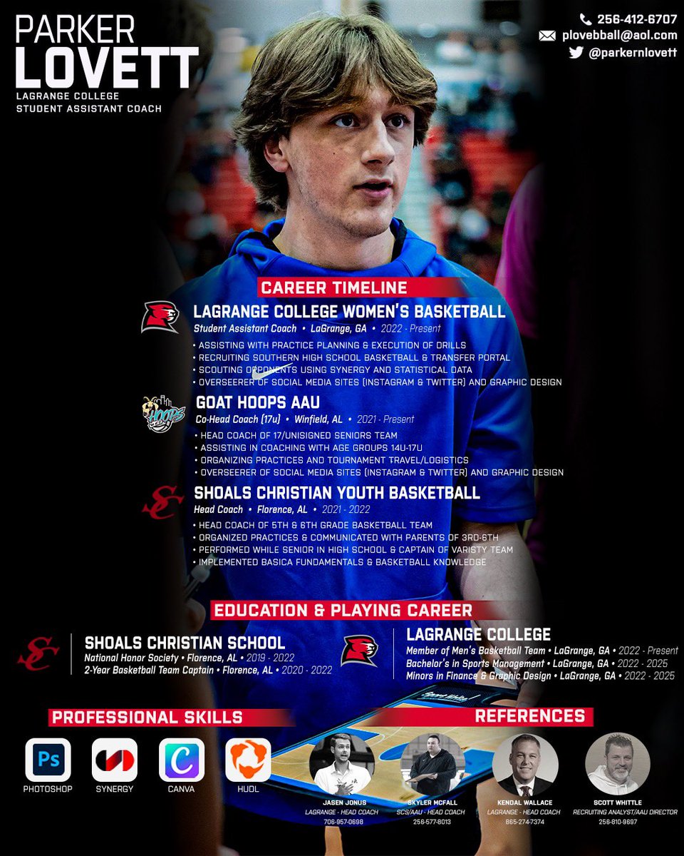 I am offering custom portfolios/resumes  for any aspiring coaches of any sport!

DM me for inquiries &amp; pricing, quick return!