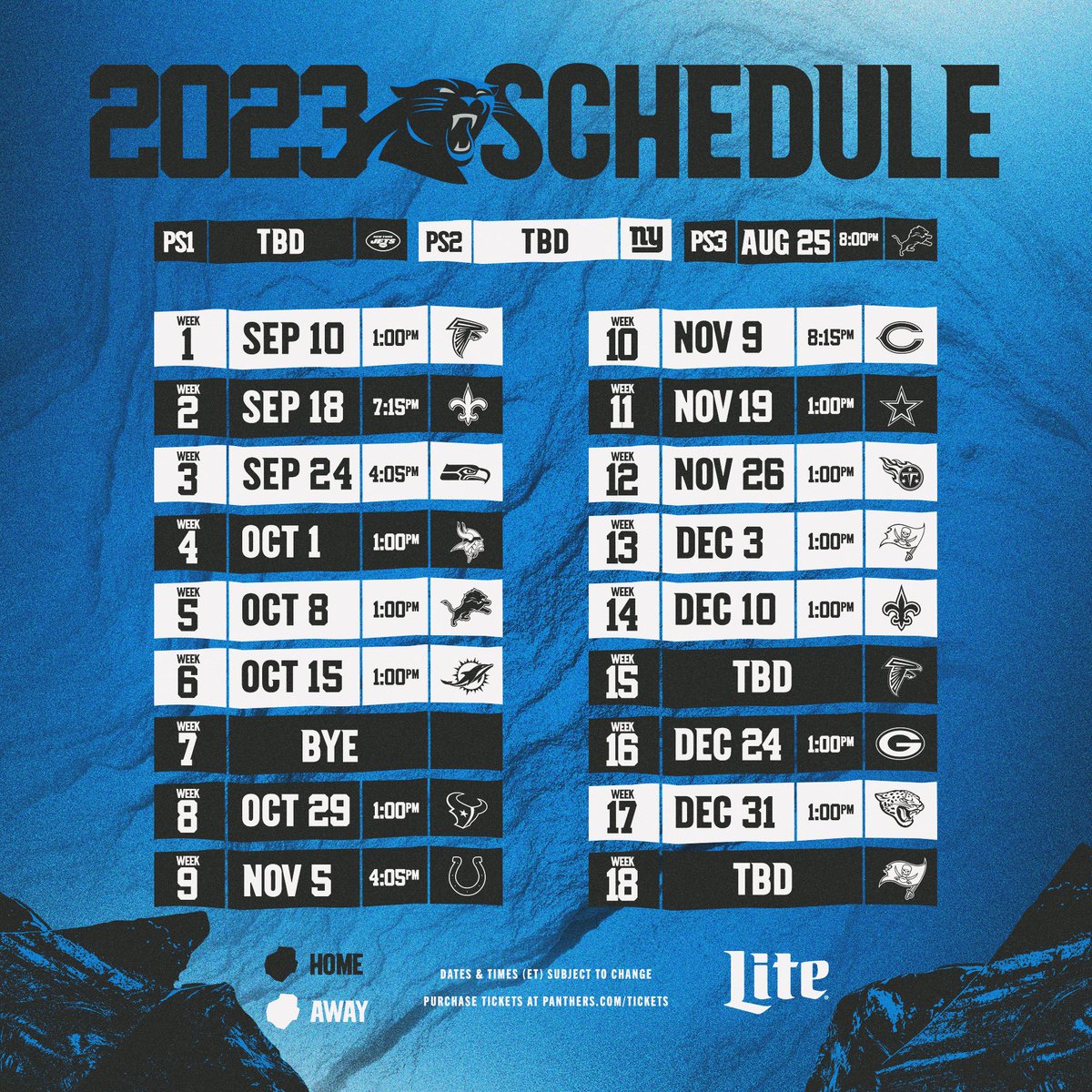 Carolina Panthers Schedule 2024 Predictions - Bert Marina