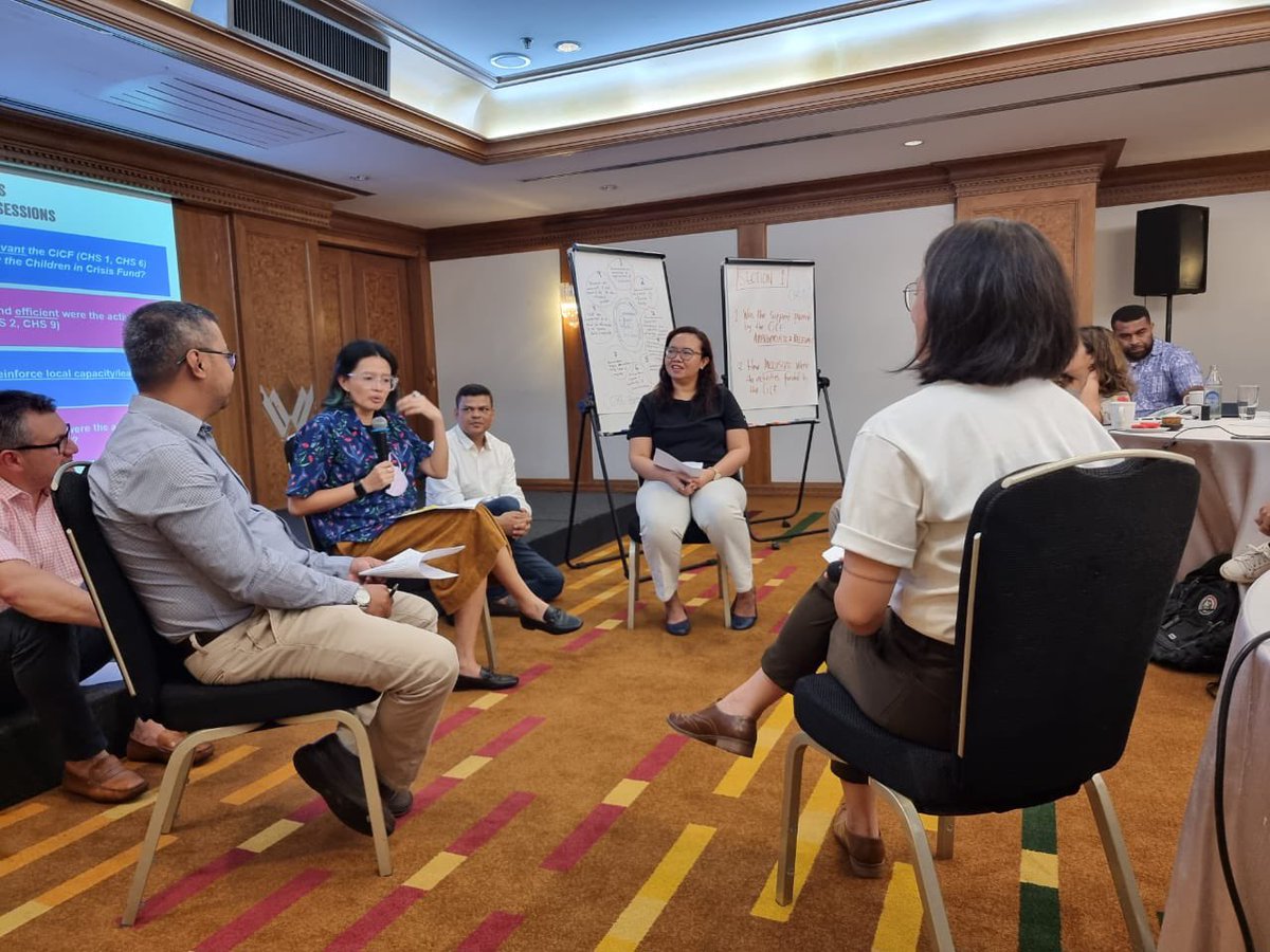 vhalhen123's tweet image. Hey @ArgentRosa cheers from #Bangkok; the Fishbowl method was fun and my colleagues enjoyed it :-)
We also use the #CoreHumanitarianStandard #CHS in this workshop. Will share more to @CHS_Alliance ; 📸 by @DeMolayInAction @PlanAsiaPacific