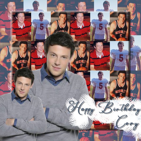 A very happy 41st Birthday, Big boy!! We love you and miss you so much 

Happy Birthday Cory Monteith 