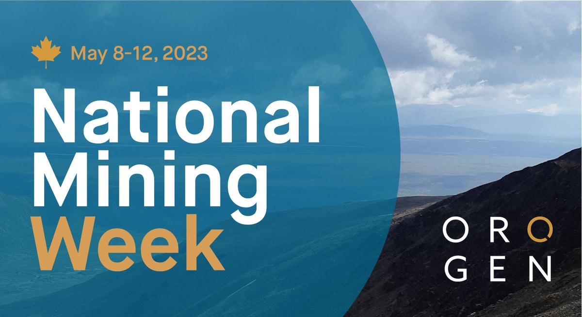 OrogenRoyalties's tweet photo. ⛏️ Orogen Royalties joins the Canadian #mining industry to celebrate #NationalMiningWeek. Orogen holds royalty interests in a number of projects in Canada. Visit our website for the full project portfolio including available projects. 

#MineralExploration #Geology #Prospecting https://t.co/vh0w9aFe4v