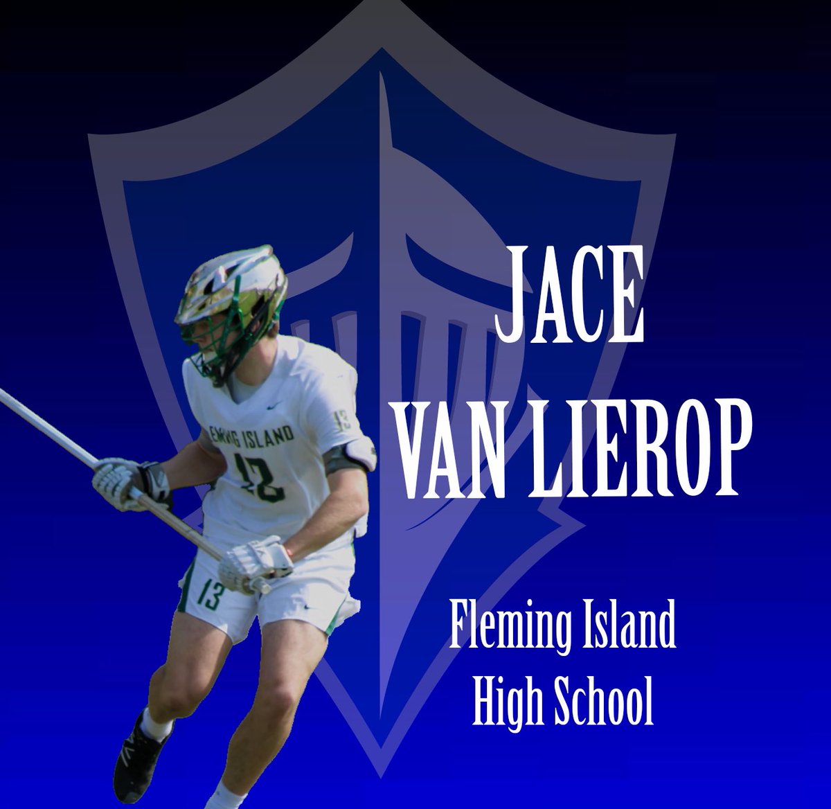 Our 4th commit of the 23 class we have Jace Van Lierop
•High School: Fleming Island High School
•Position: LSM/D
•Club Team: FL Panthers
•Fun fact: Favorite food is sushi