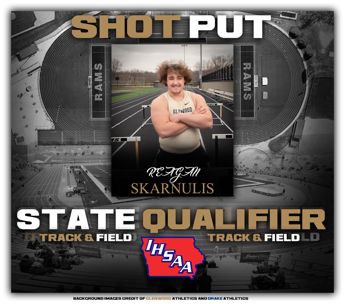 GlenwoodRams's tweet photo. Reagan Skarnulis throws 49-06 and finishes 2nd to advance to the State Track Meet next week! @Glenwoodtrack https://t.co/wcFX3sc7n3