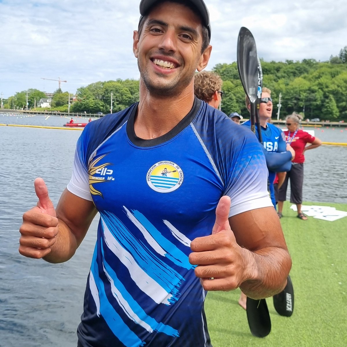 fucanotaje's tweet photo. Matias Otero compitio en K1 500 y 1000mts, en la Copa del Mundo Senior de Szeged, Hungría.

Obtuvo la 3era y 5ta posición respectivamente en cada serie, obteniendo el pasaje a las semifinales de la Copa que se desarrollarán mañana viernes. https://t.co/aVY2pDOLlO