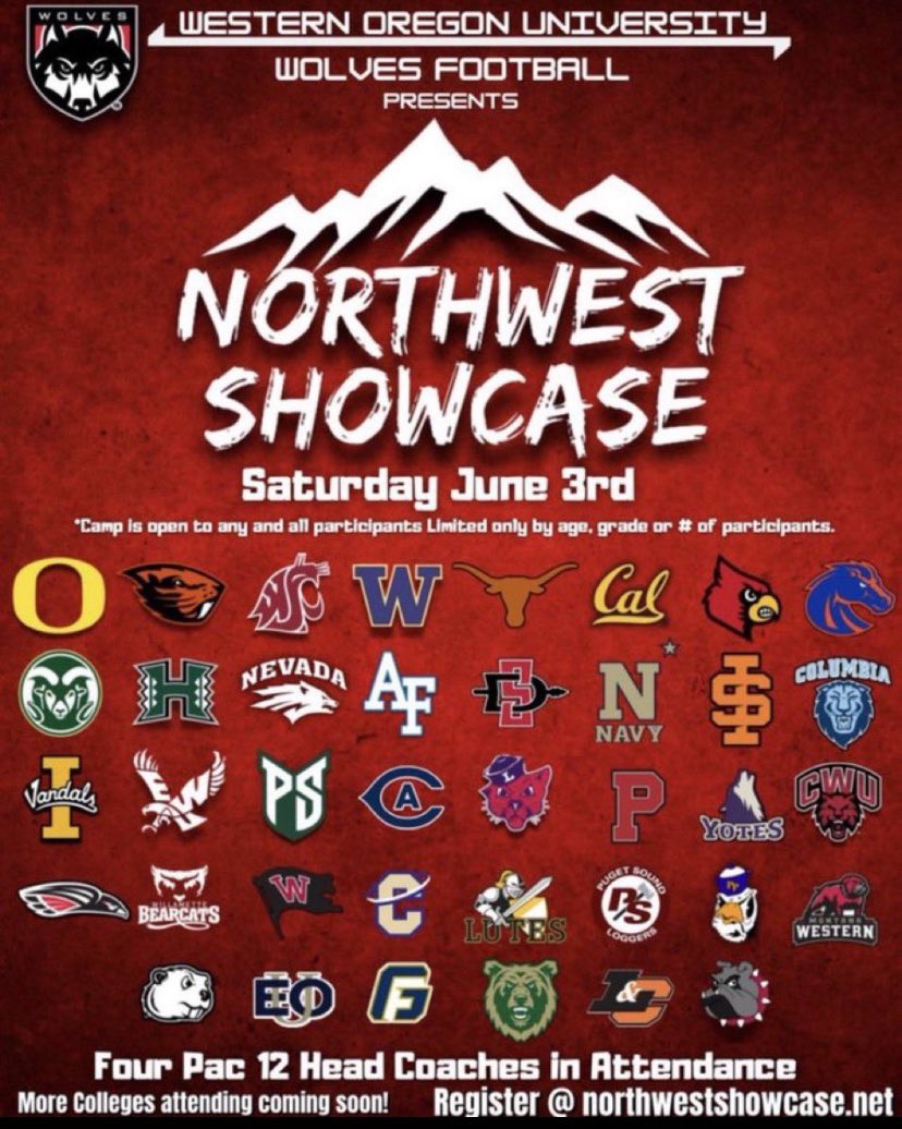 Excited to attend the <a href="/THENWSHOWCASE/">Northwest Showcase</a> camp on June 3rd, can't wait!