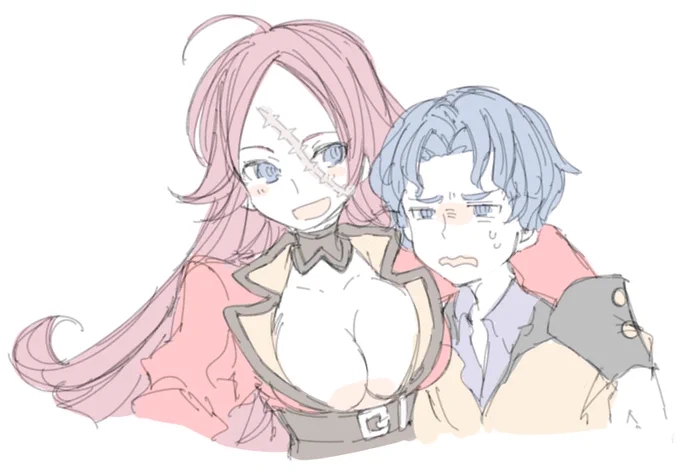 このあたりもサクッと描いたけどお気に入り