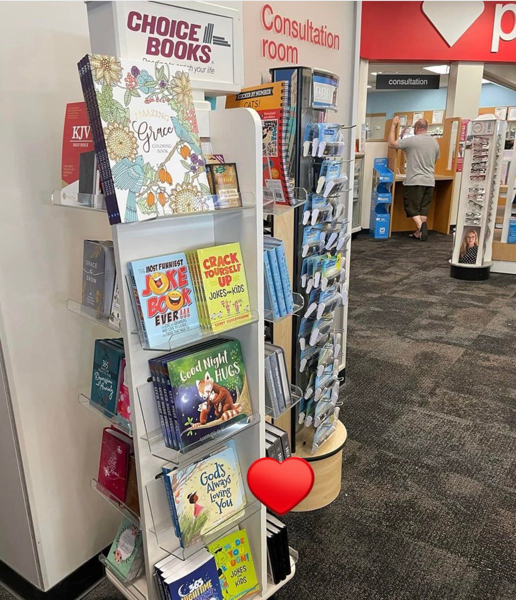 Well, I have a book at CVS. What more is there? 😍