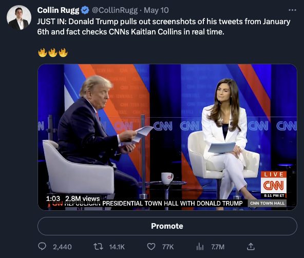 Collin Rugg tweet media