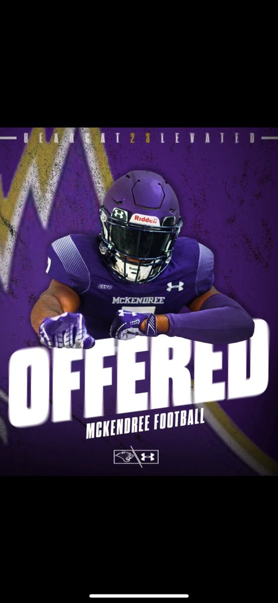 After a great conversation with @MK_CoachMiller I am grateful to say I have received an offer to McKendree University. I’d like to thank <a href="/BallCoachGW/">Gary Watkins Jr</a> <a href="/CoachOmarDaniel/">Omar Daniel</a> and my fellow olympians <a href="/SDmesafootball/">OLYMPIANS</a> 

hudl.com/v/2JicVS