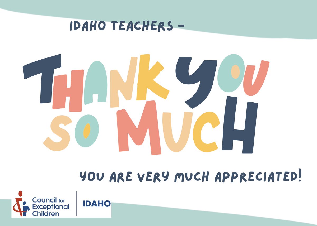 Happy Teacher Appreciation Week!