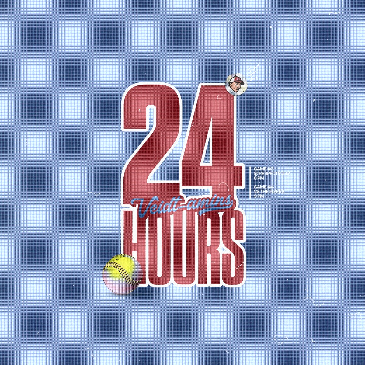 Hopefully the weather holds off for tomorrow night!!

Can’t wait to see everyone at the ballpark!

#VeidtOn ✌️🥎