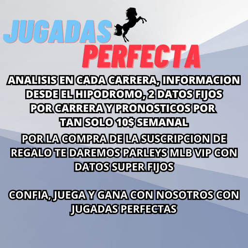 jugadasperfecta's tweet photo. Ya tenemos los análisis y datos fijos para mañana Viernes, 12 de mayo del 2023 en los hipodromos de #GulfstreamPark, #BelmontPark, #ChurchillDowns y #Pimlico por 10$ semanal, escribeme al +584140446505 o unete al grupo de whatsapp👇
https://t.co/cDPPVR8Hra https://t.co/JAXxsVJqdo