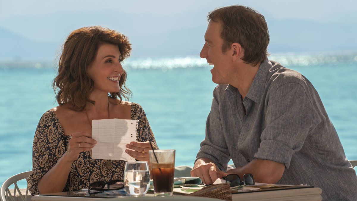 THR's tweet photo. “My father passed away, and his last wish was for us to visit his childhood village and reconnect with our roots, so we’re having a reunion,” Toula says in the #MBFGW3 trailer. “And by we, I mean the whole family" https://t.co/hh5uG2Yyhu https://t.co/mHgLgEAC8p