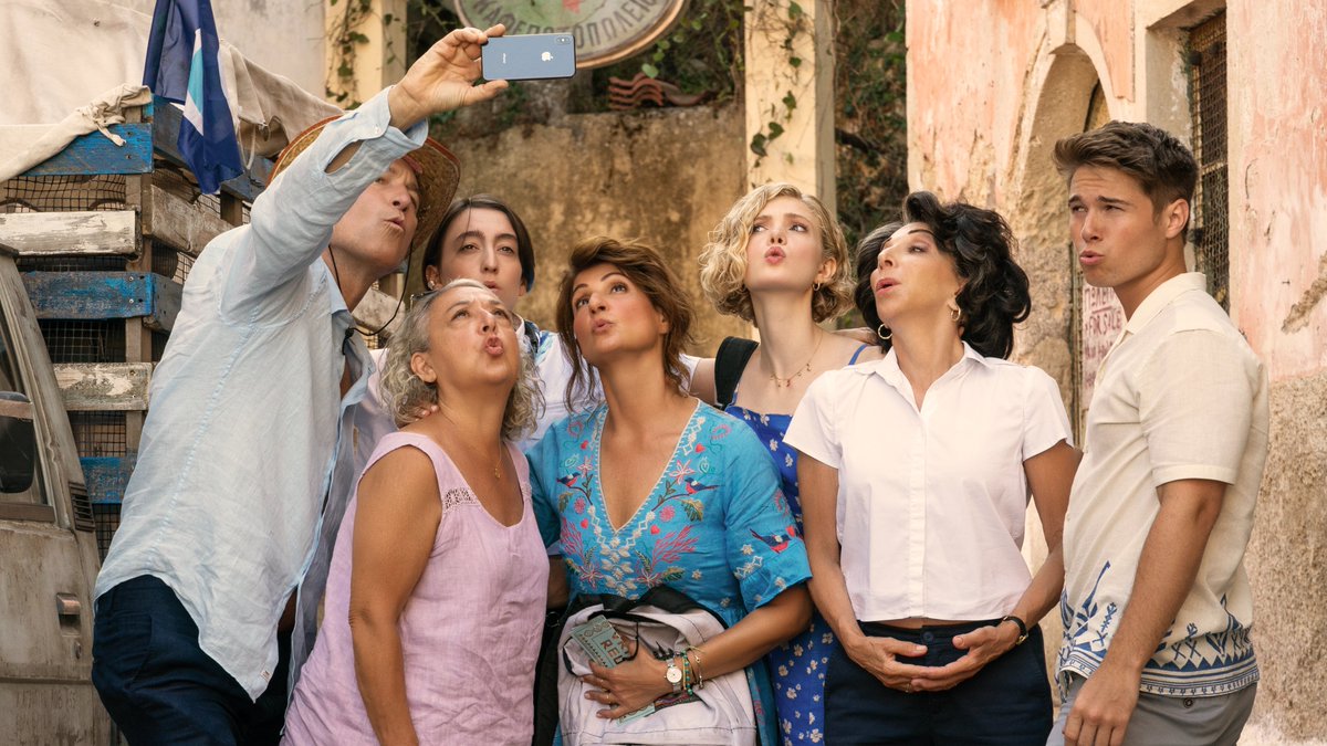 THR's tweet photo. “My father passed away, and his last wish was for us to visit his childhood village and reconnect with our roots, so we’re having a reunion,” Toula says in the #MBFGW3 trailer. “And by we, I mean the whole family" https://t.co/hh5uG2Yyhu https://t.co/mHgLgEAC8p